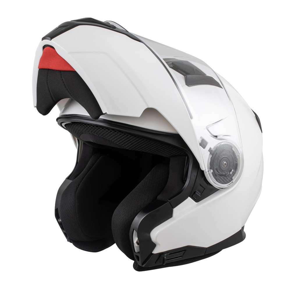 Zamp H776001S FL-4 Motorcycle Helmet, Solid White, Small
