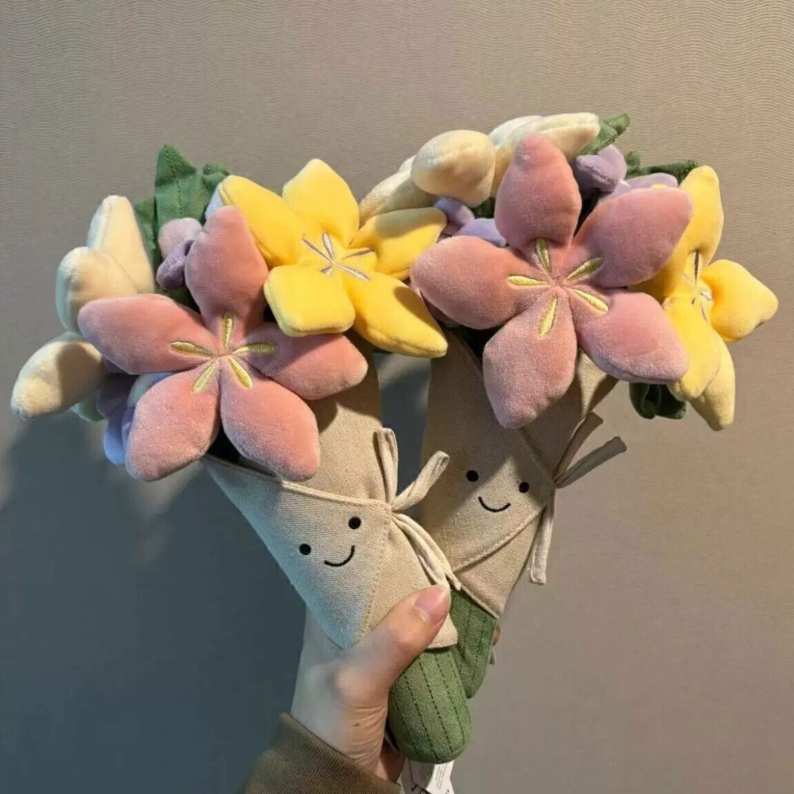 Jellycat Bouquet Flowers Toy Girls Birthday Wedding Gifts Doll Toy NWT