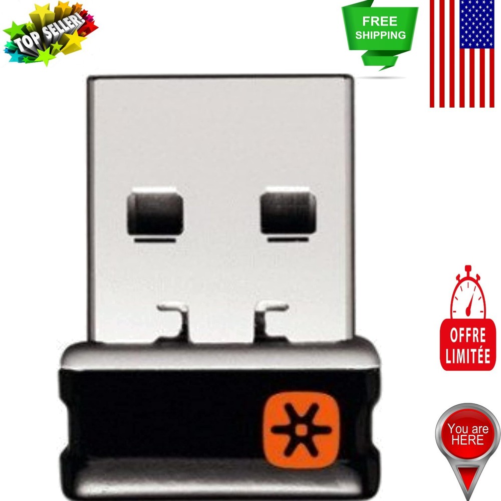 Orange C-U0007 Unifying USB Receiver – Coordinates Up to 6 Wireless Devices