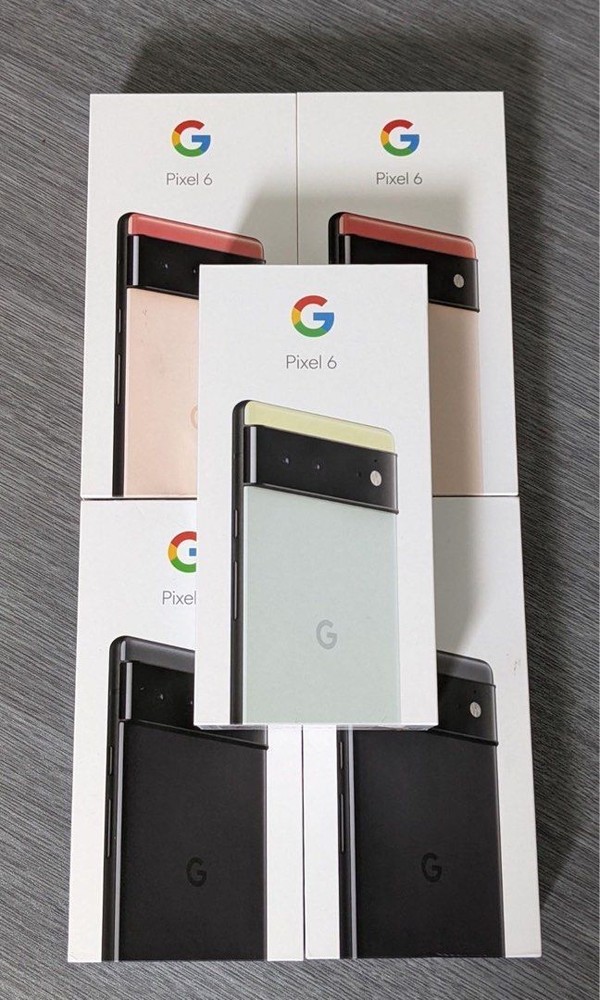 GENUINE GOOGLE PIXEL 6/6 PRO 7/7 PRO 7A 8/8 pro 8A EMPTY BOX WITH/WITHOUT Cable