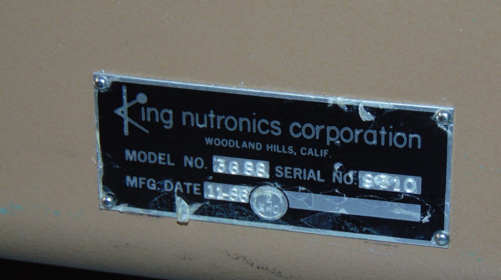 King Nutronics MODEL 3688 AIR DATA TEST SET CALIBRATOR