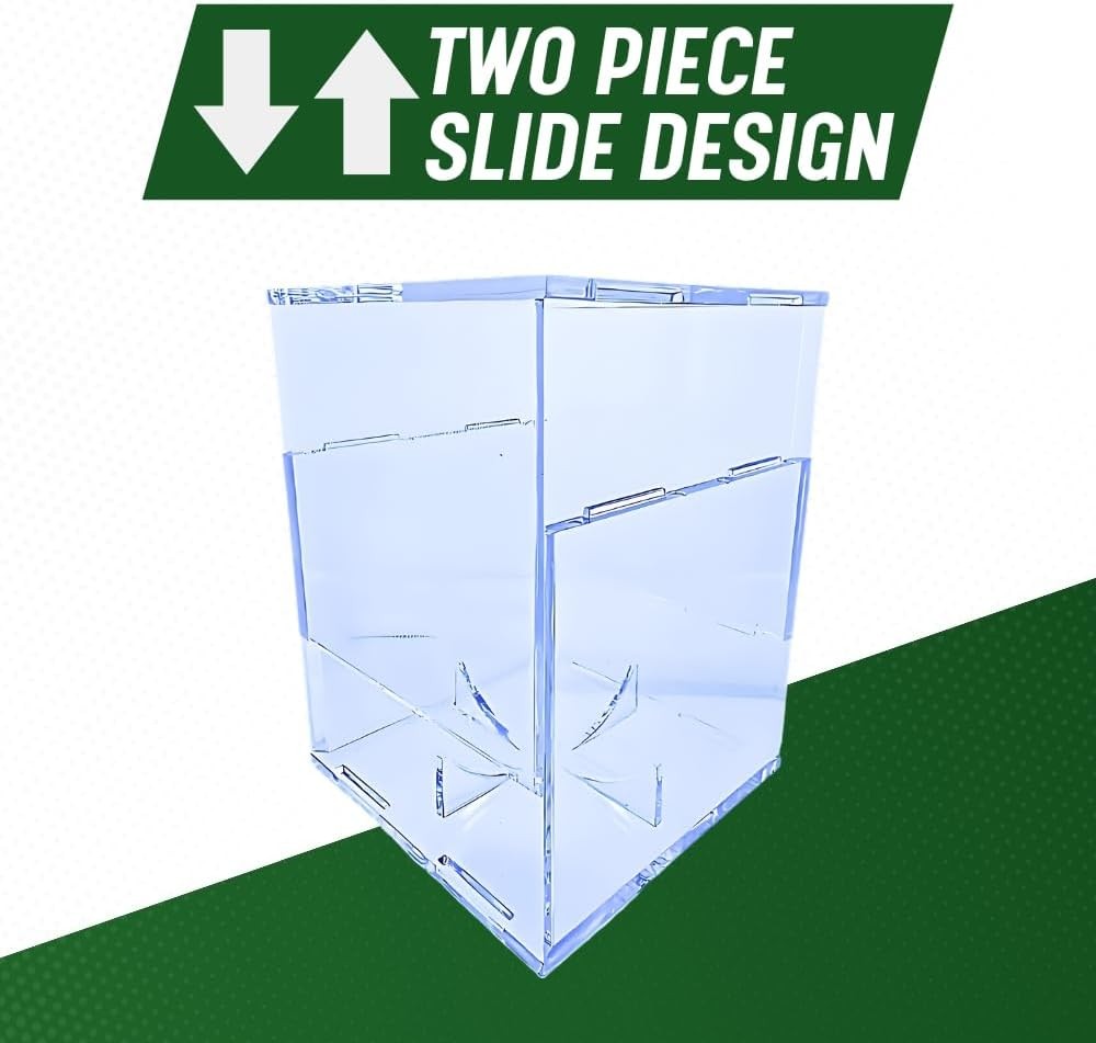 UV Protected Baseball Display Case | Acrylic 1 Cube, Clear
