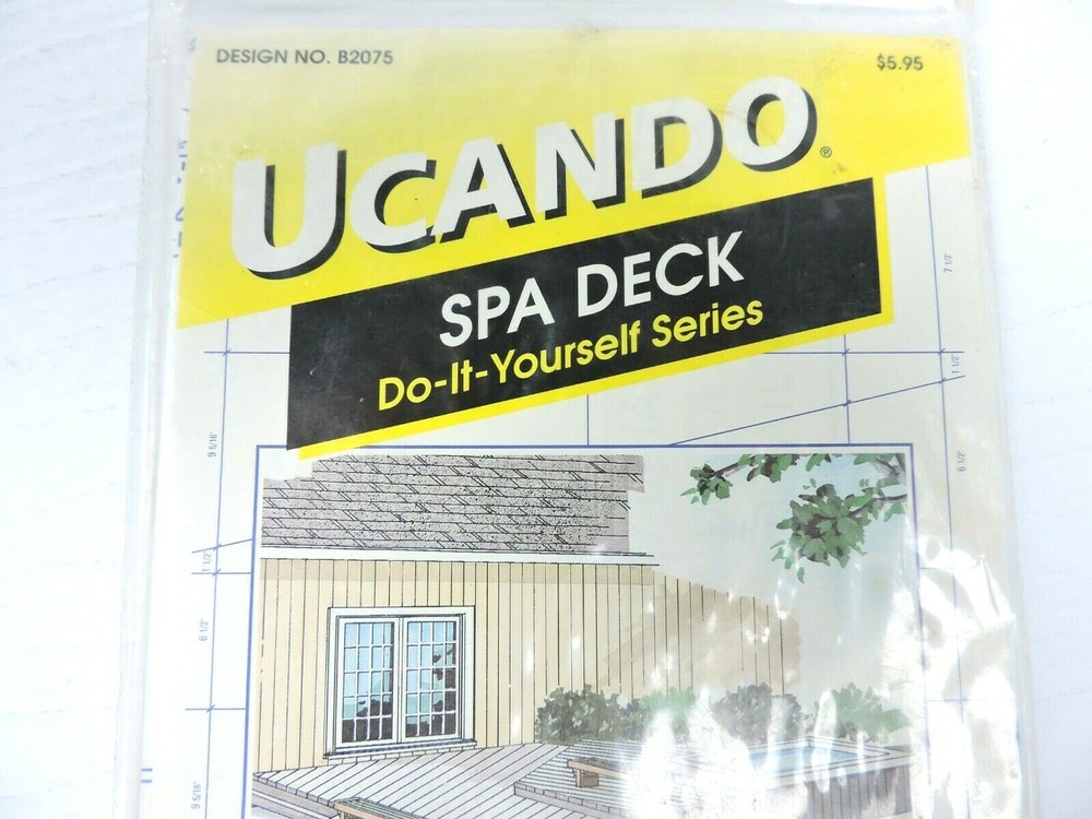 Ucando Spa Deck Do It Yourself Blueprints Designs Instructions B2075 Plans
