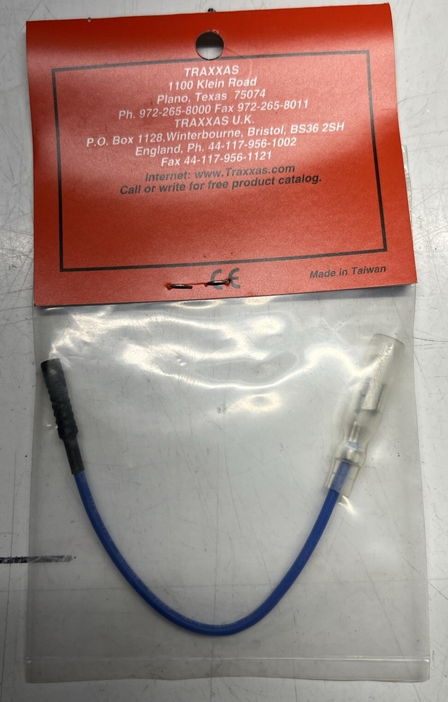 Traxxas 4581 Glow Plug Lead Wire,Blue •