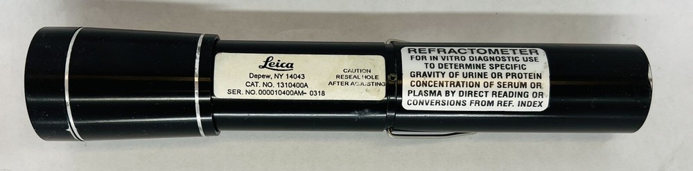Leica 1310400A Temperature Compensated Pocket Refractometer TS Meter In-Vitro