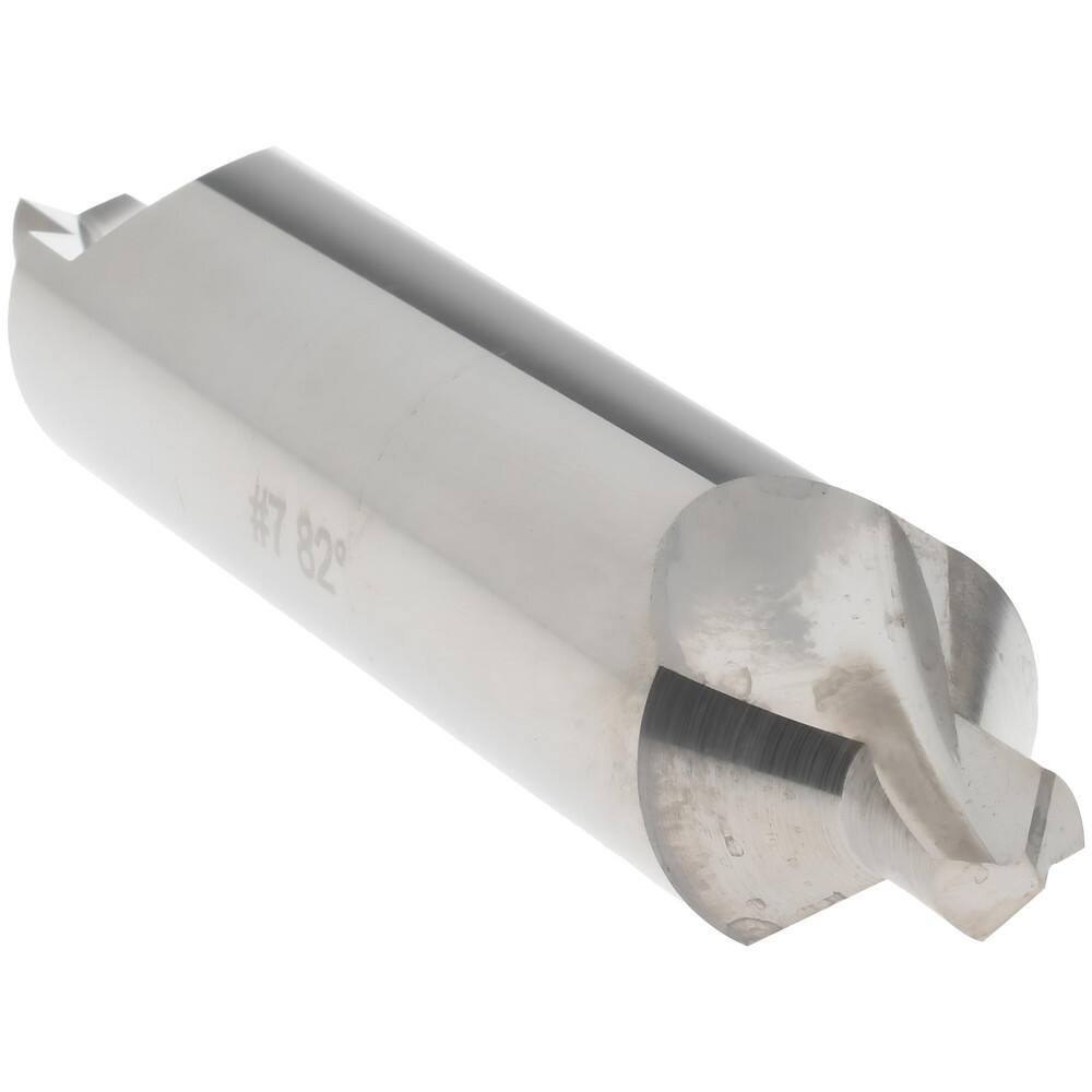 Hertel #7 Plain Cut 82° Incl Angle Solid Carbide Combo Drill & Countersink 5/...