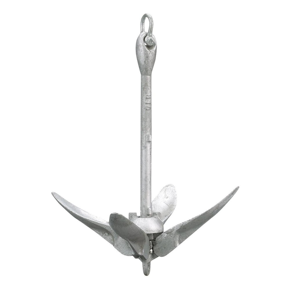 Seachoice 41020 Galvanized Folding Grapnel Anchor 7 lbs.
