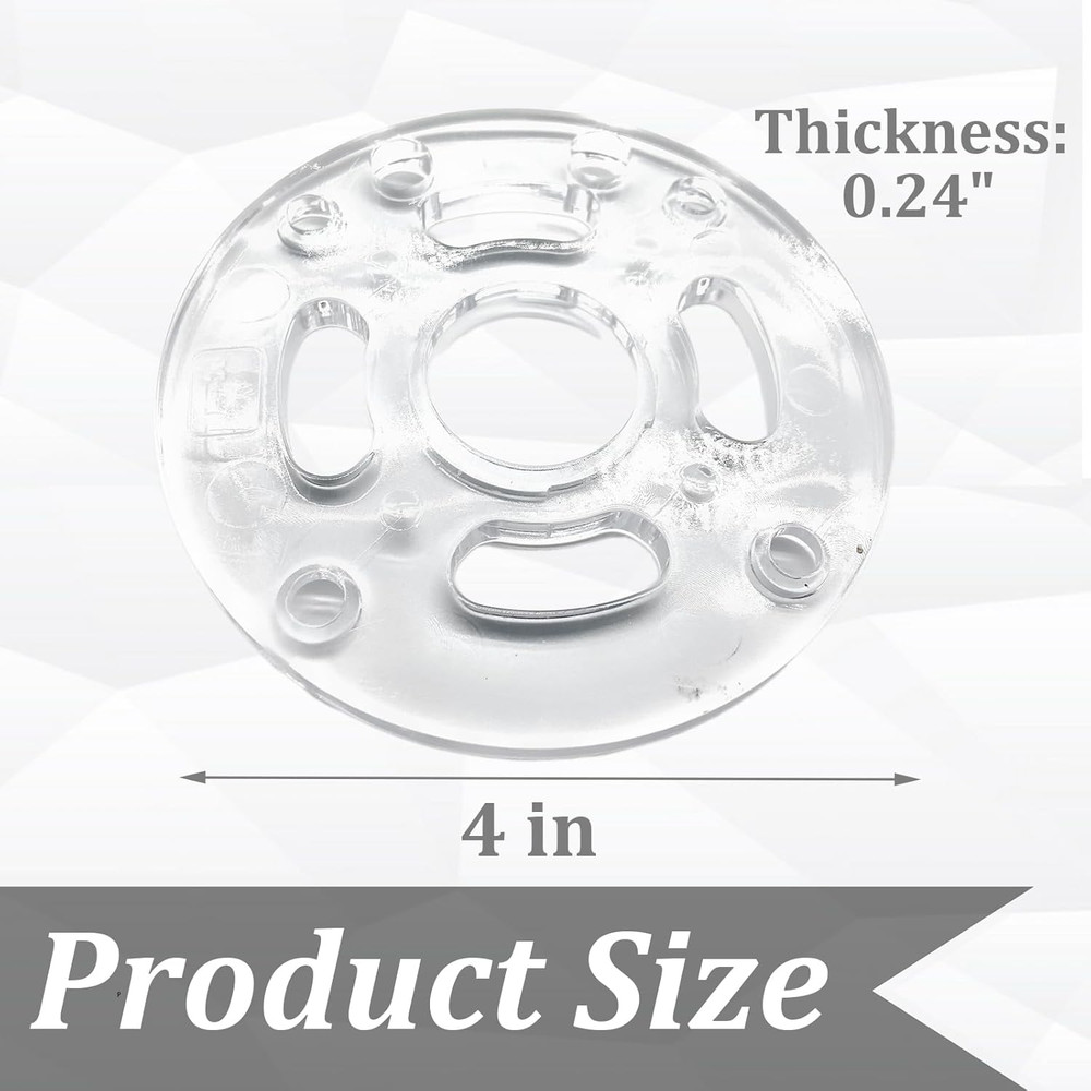 1 PC Clear round Sub Base Replaces DNP613 Compatible with DWP611,DCW600B Compact