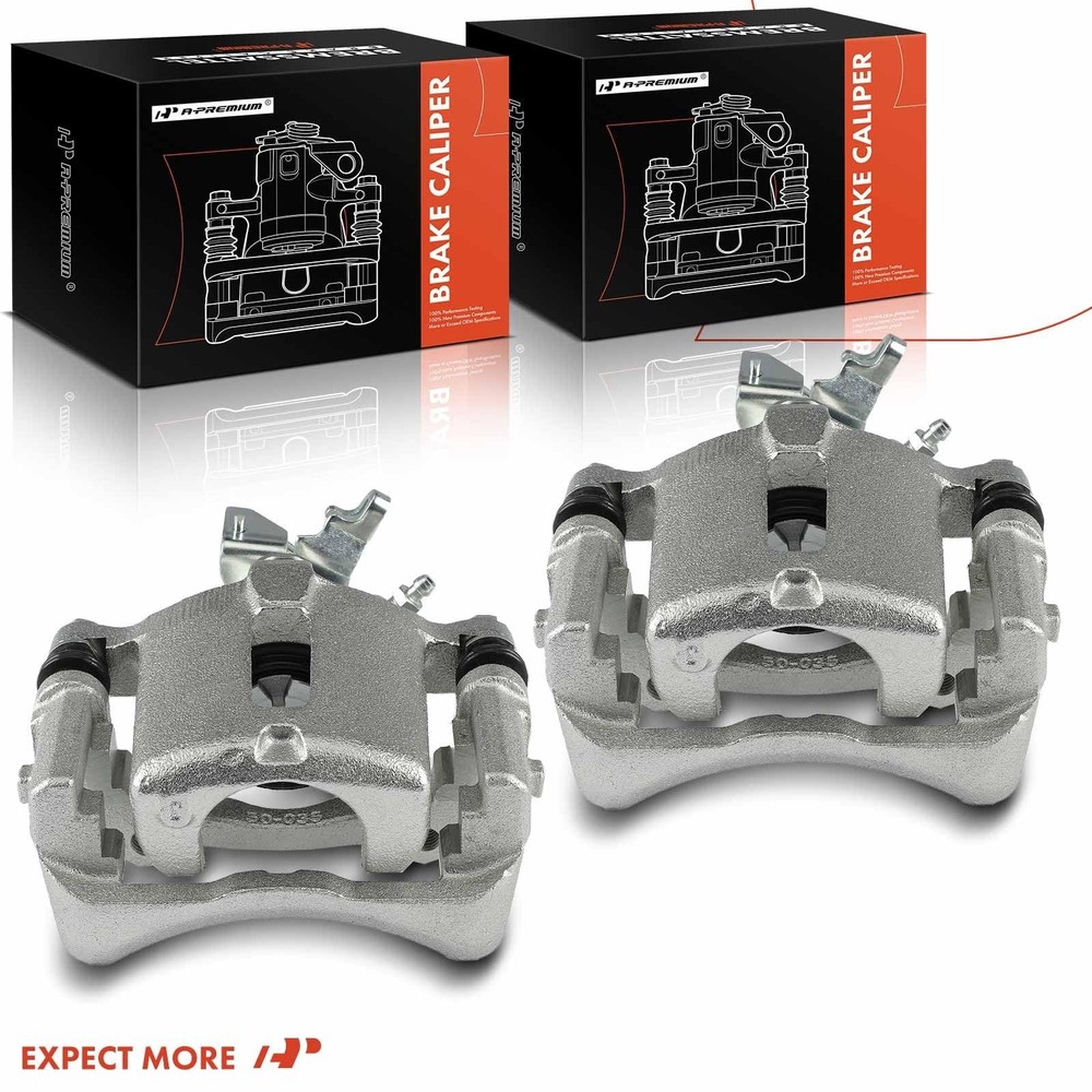 A-Premium Disc Brake Calipers Assembly with Bracket Compatible with Ford Thun...