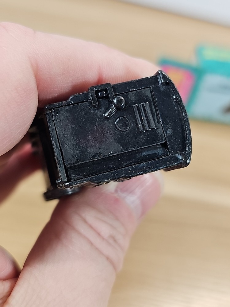Train Engine Die Cast Antique Vintage Pencil Sharpener Complete