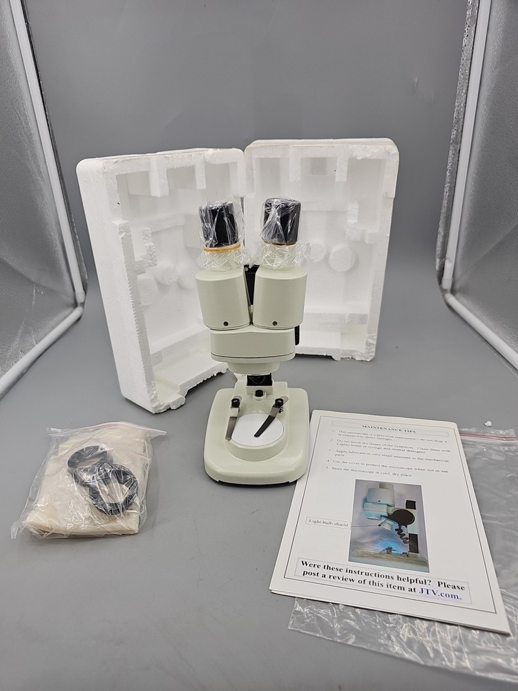 Jtv Compact Mini Microscope 10x Eye 2x Object Jewelry Television