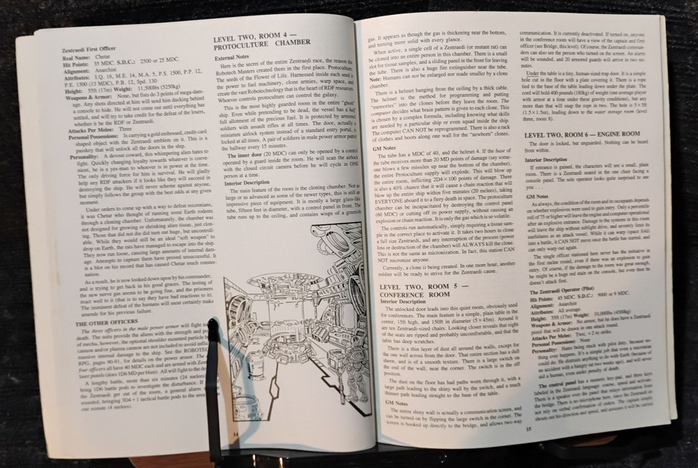 Robotech RPG Adventures: Ghost Ship (1988) Palladium Books Space Module