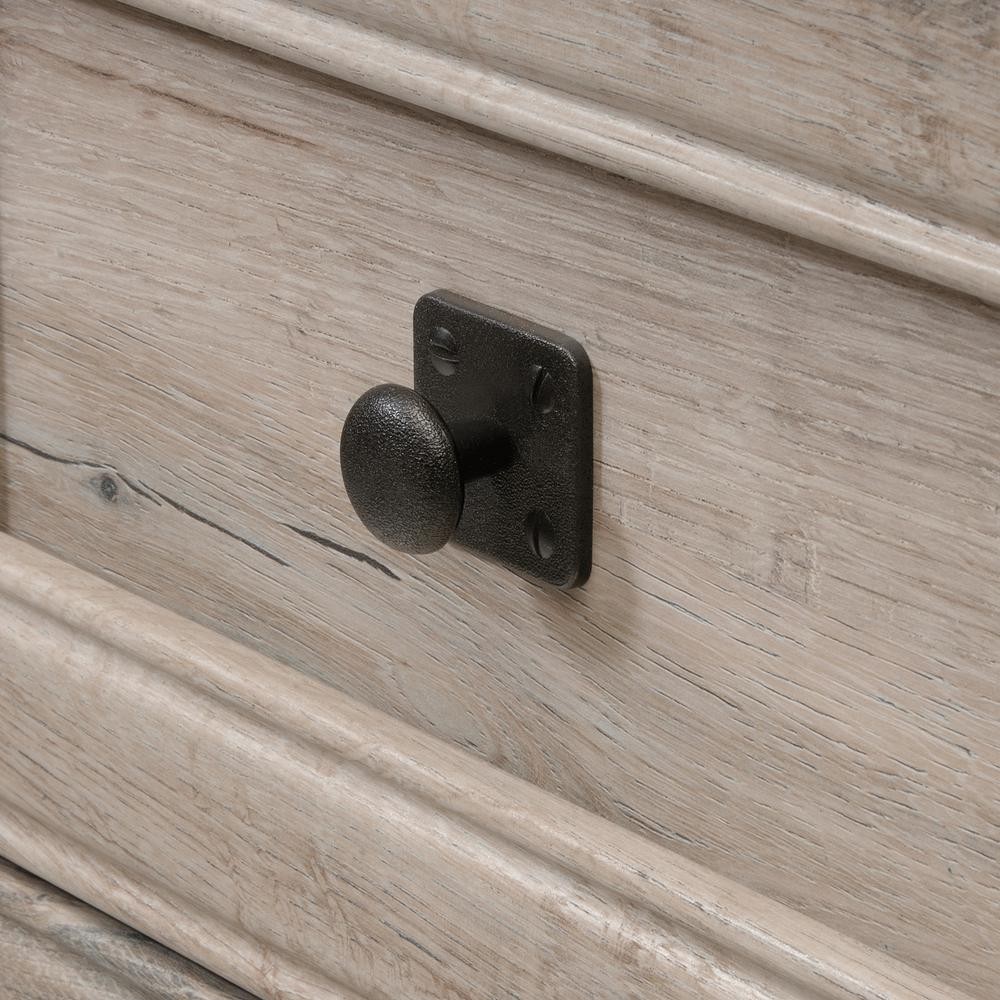 Palladia Executive Desk, Split Oak finish