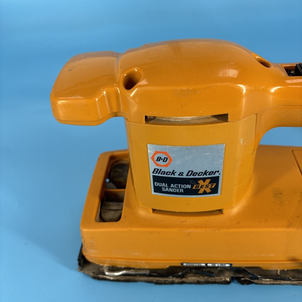 Black And Decker Duel Action Sander Double Insulated