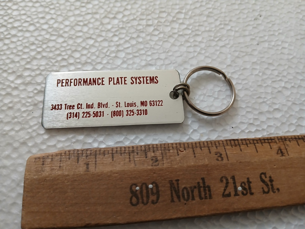 Western Lithotech Performance Plate Systems St. Louis MO KEYCHAIN