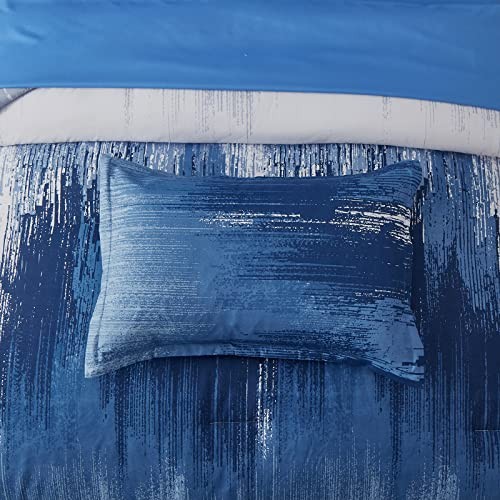 Ombre Comforter Set Size Reversible Gradient Grey Boho Bedding Set Twin Blue