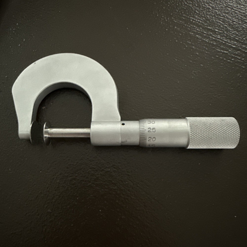 Starrett 256m Disc-Type Outside Micrometer 0-25mm