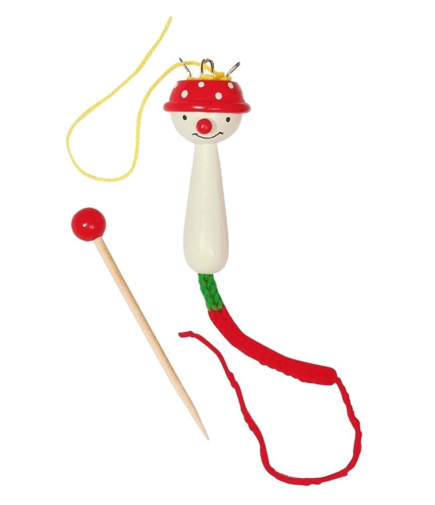 Goki 51963 Knitting Mushroom, Mixed