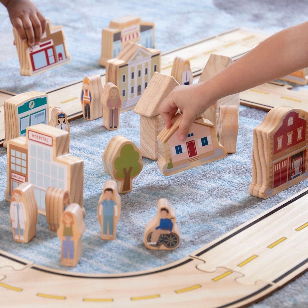 Kaplan Early Learning Community Block Set - 20 Pieces