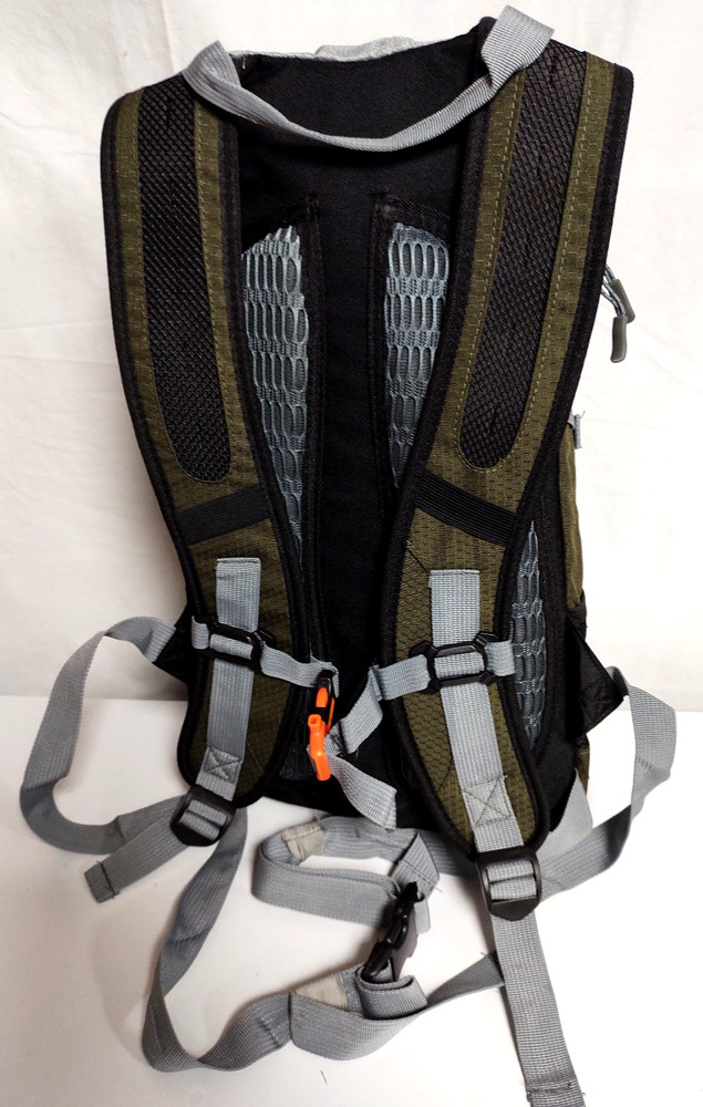 NWT Osage River Drake Hydration Pack Green Backpack~Missing Hydration Parts