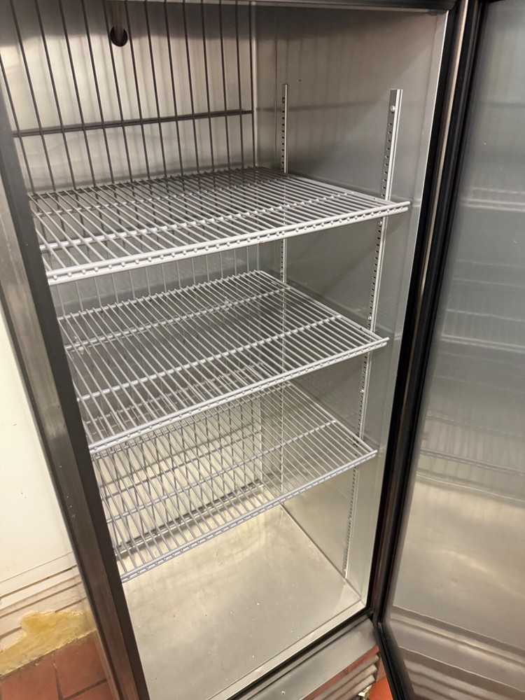 Commercial True Refrigerator Freezer, Silver, needs new compressor