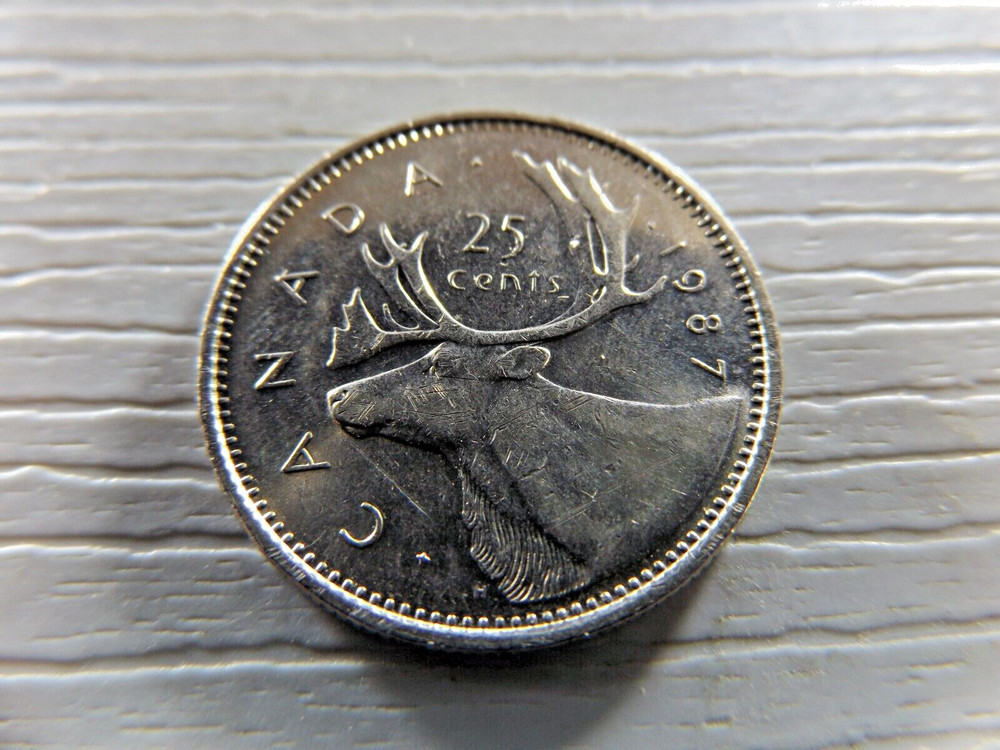 CANADA 1987 25 Cents #1d