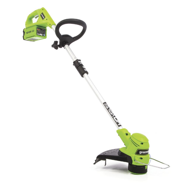 Cordless String Trimmer Edger Yard Weed Eater Wacker w/ 40-Volt Battery Charger
