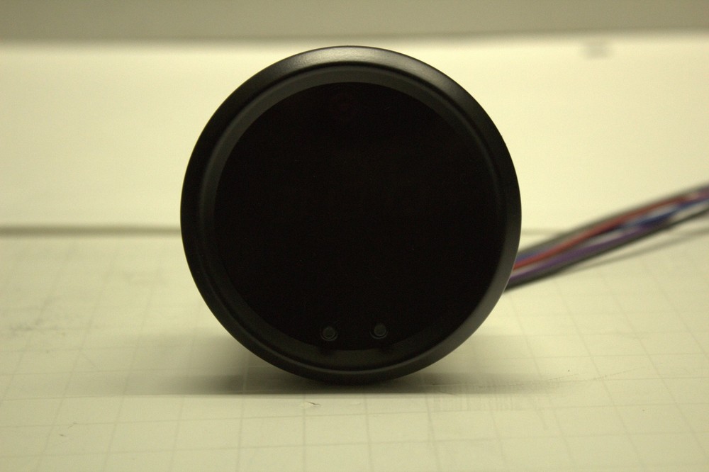 2 5/8" VoltMeter programmable alarm & output Memory Recall RED w/ BLACK BEZEL