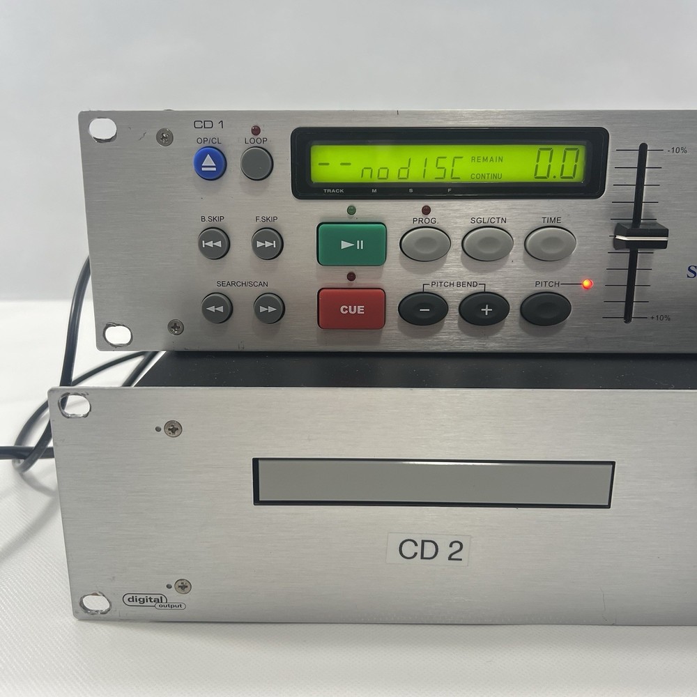 Stanton S-500 Professional Dual CD Player + Controller READ For Parts