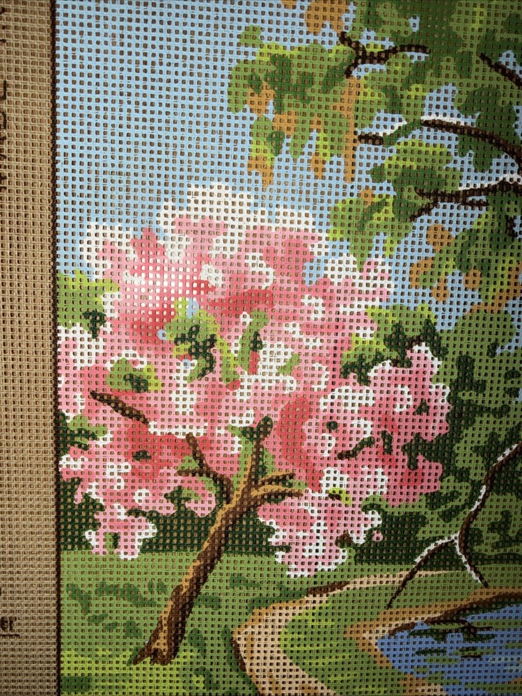 Printed needlepoint Tapestry Gobelin L Spring Canvas Only 40x50cm