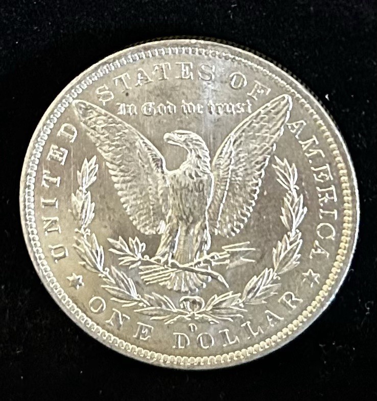1882-O MORGAN SILVER DOLLAR, BU, Beautiful Example