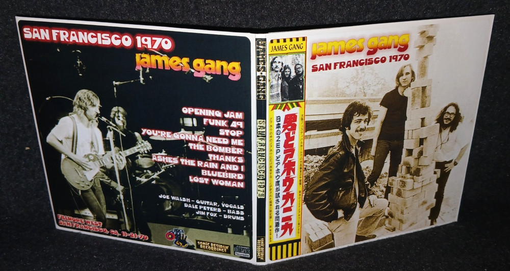 James Gang San Francisco 1970 Gate Fold CD Package NEW