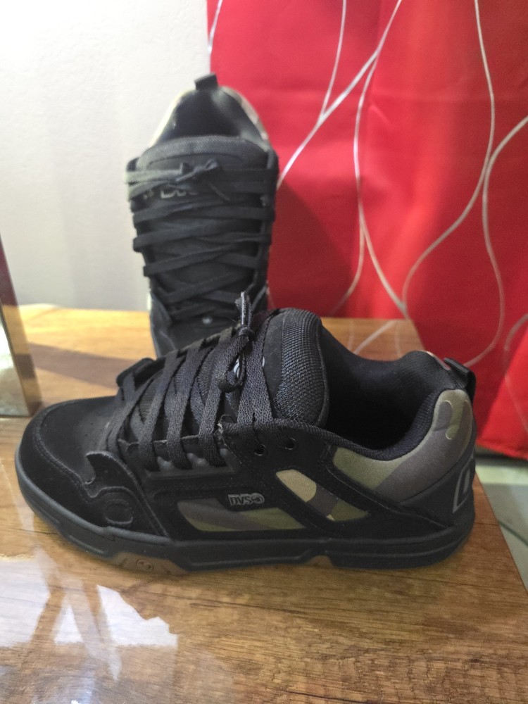 DVS Comanche Men's Skateboarding Shoes Black US Size 10.5 Medium Width