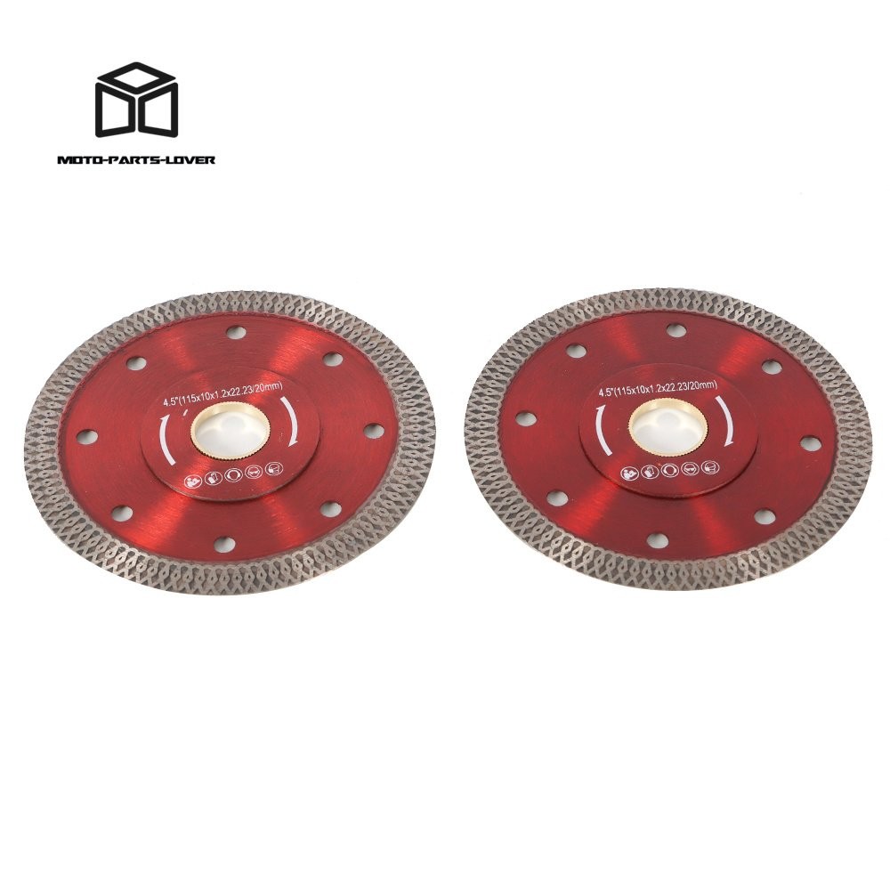 2Pack 4.5" Diamond Porcelain Saw Blade Super Thin Ceramic Cutting Discs US