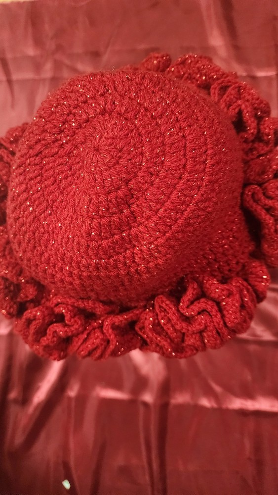 Crochet Hot Red Handmade