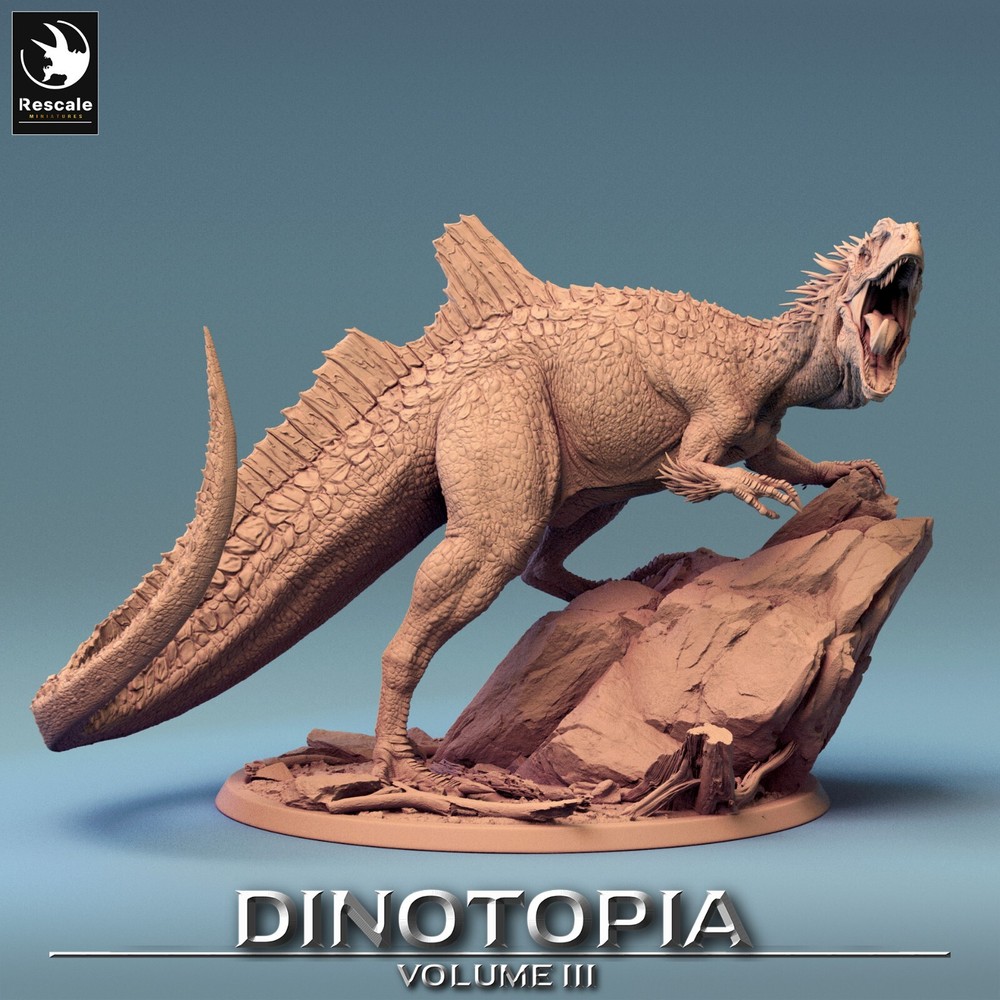 Concavenators by Rescale Miniatures | D&D | DnD | Dinosaur | Dinotopia