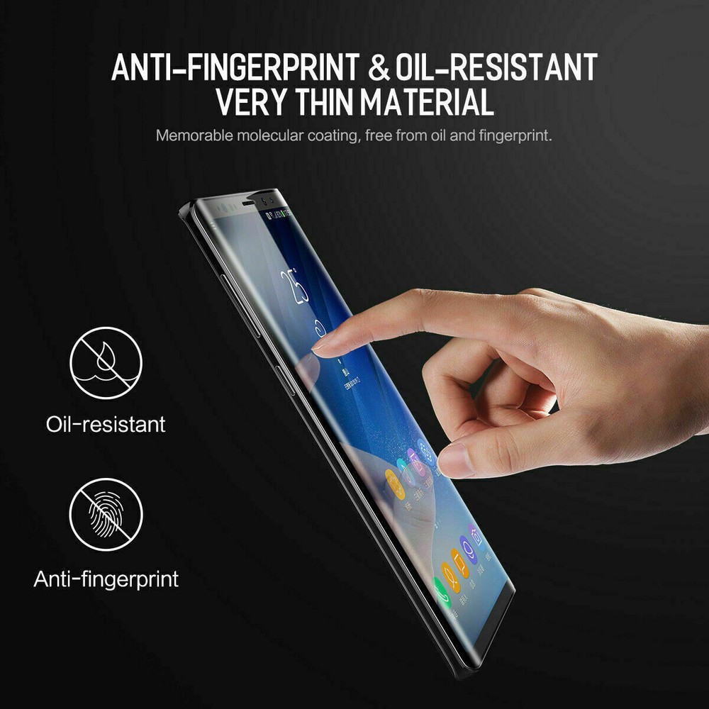 For Samsung Galaxy Note 8 Note 9 Note 10 20 Hydrogel Full Cover Screen Protector
