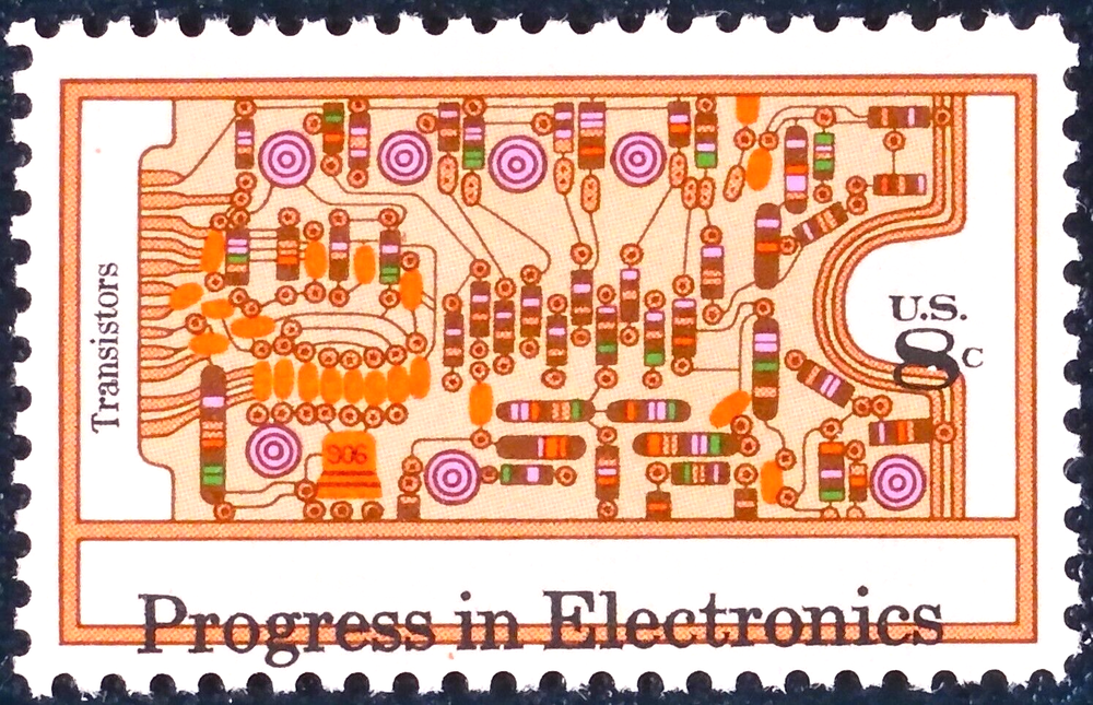 USA EFO 1973 Dramatic Color Shift Scott# 1501 MNH Progress in Electronics