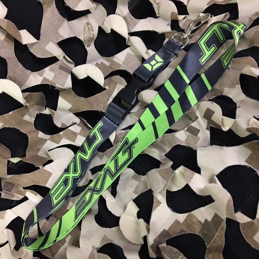 NEW Exalt Paintball Lanyard Key Chain - Lime