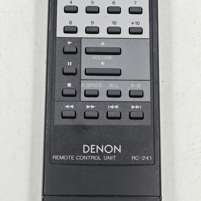 Denon RC-241 Remote Control - Working, Used, No Accessories