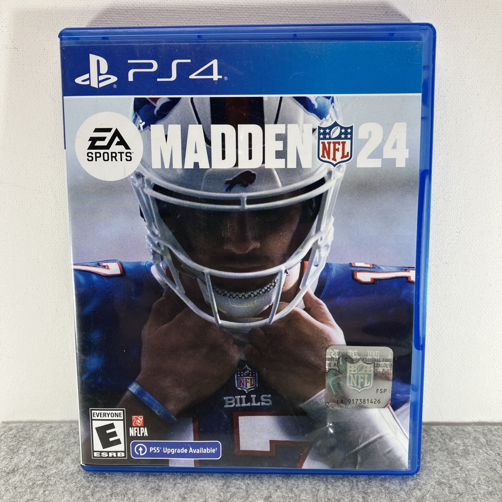 Madden NFL 24 - Sony PlayStation 4 (PS4) Authentic Replacement Case Only Ex Cond