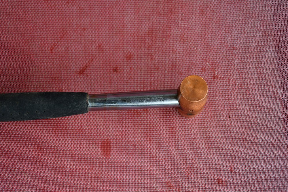1 lb red brass hammer