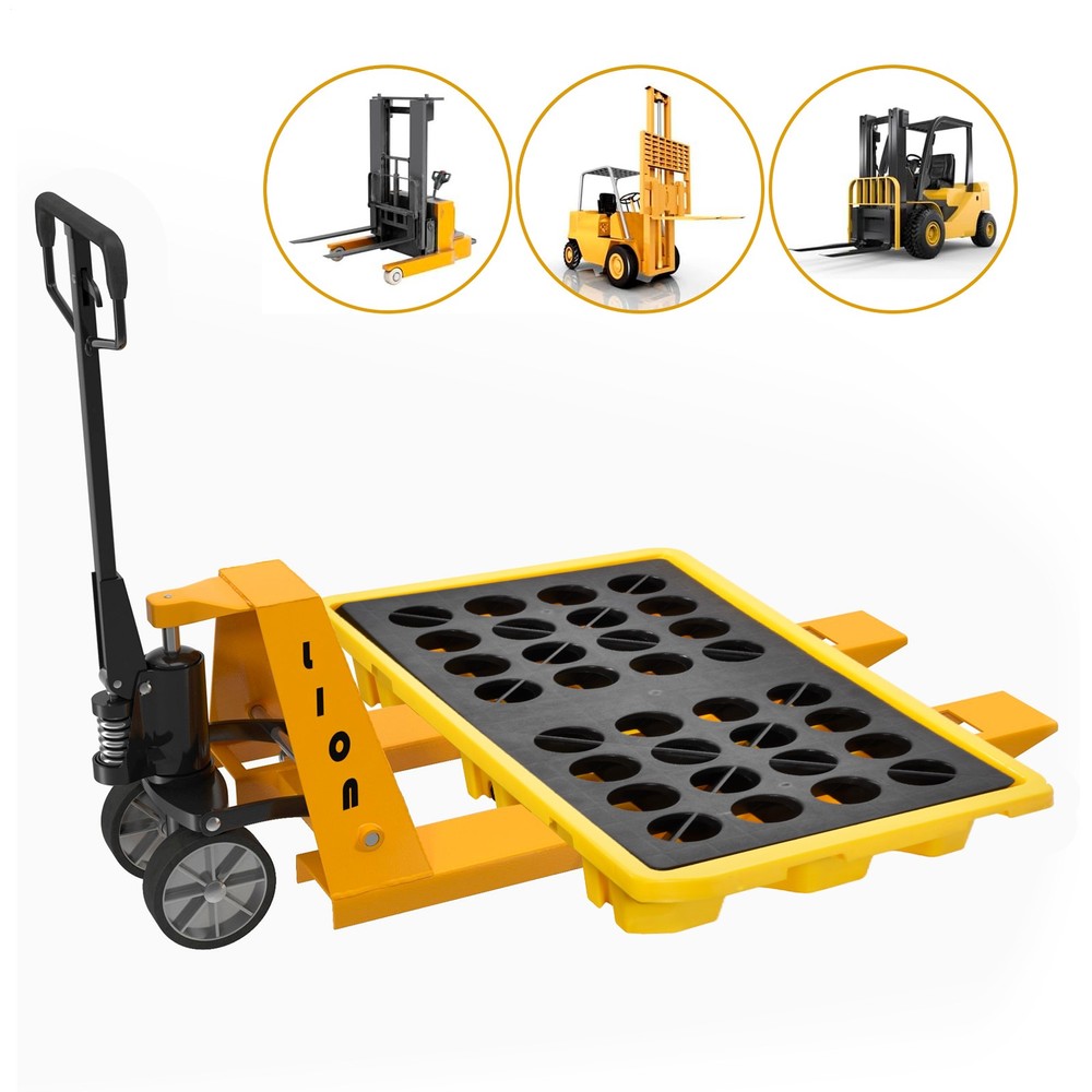 Spill Containment Platform, For 2 Drums, 20 Gallong