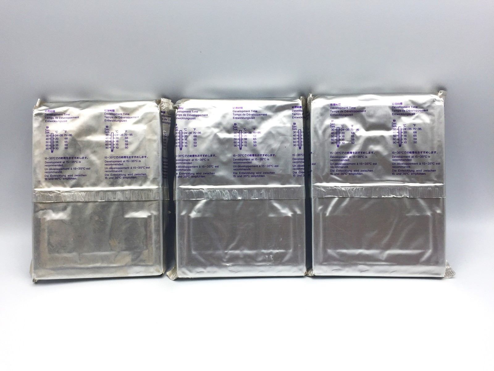 3 packs Fujifilm Fuji FP-100B45 4x5 Super Instant B&W Film Expired 01/2004 JAPAN