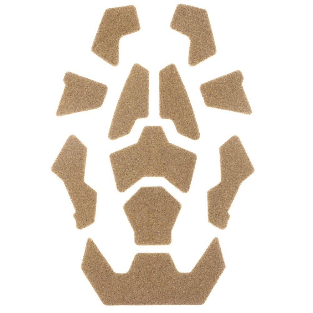 Brown Tactical Fast Helmet Magic Sticker Hook&Loop Fastener Sticky Sticker