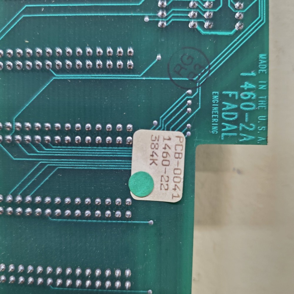 Fadal PCB-0041 RAM Memory Expansion 384K