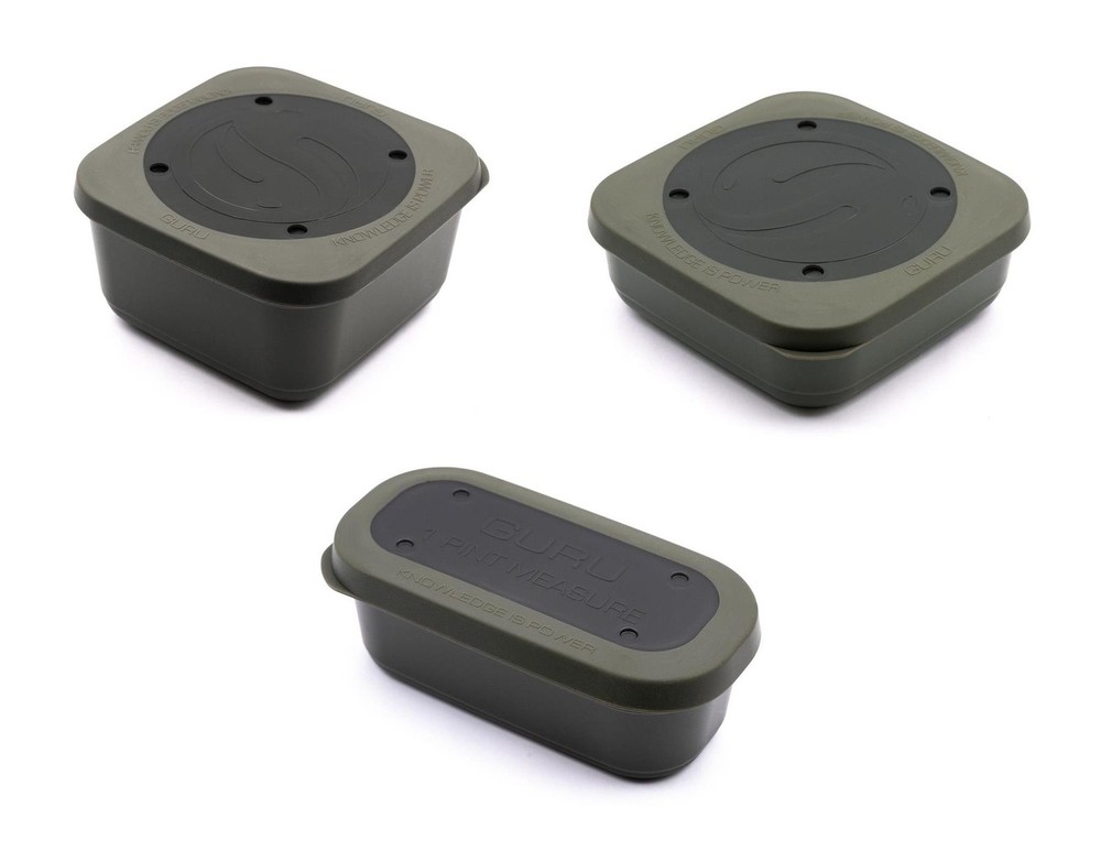 Guru Bait Box Solid Lid - Green