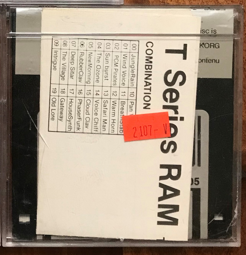 KORG T-SERIES RAM DISK TSD-05 COMBINATION 3