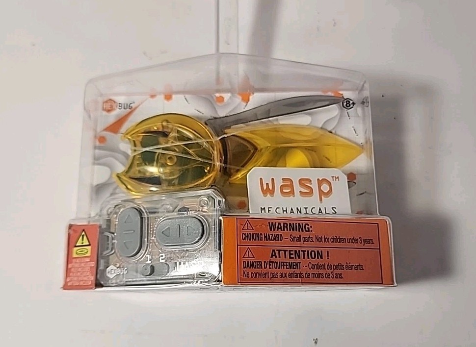 Hexbug--Micro Robotic Creature Mechanicals-Wasp R/C Remote Control