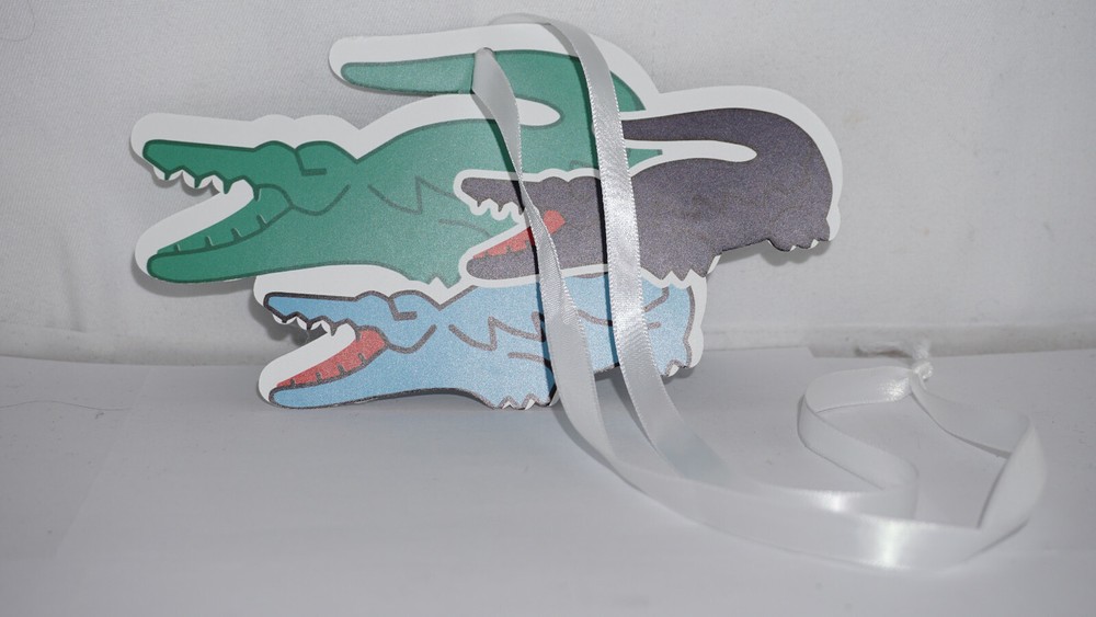 Lacoste Employee Multicolor Crocodile Tag